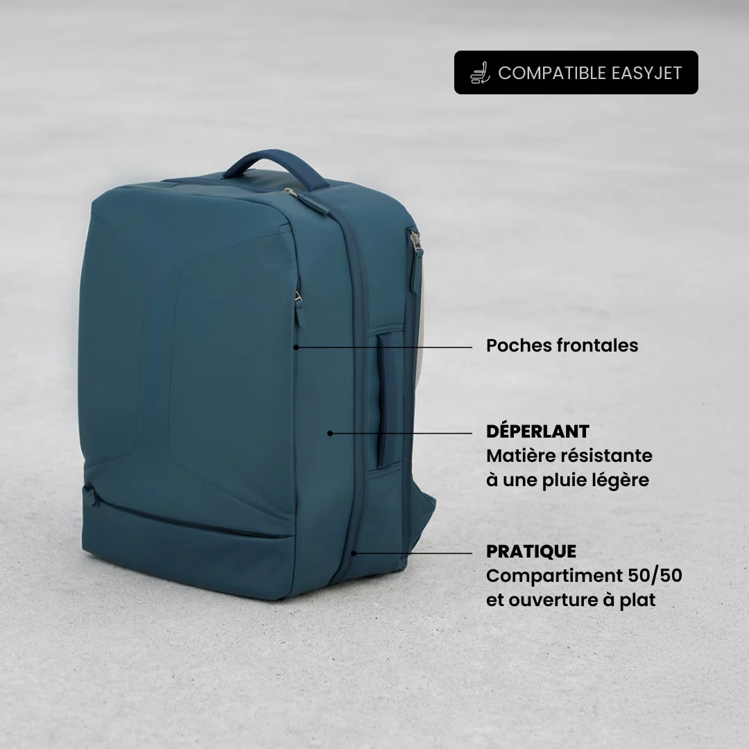 Sac à dos de voyage cabine 45 cm - Obsidian Jump | Compatible EasyJet - Image 13