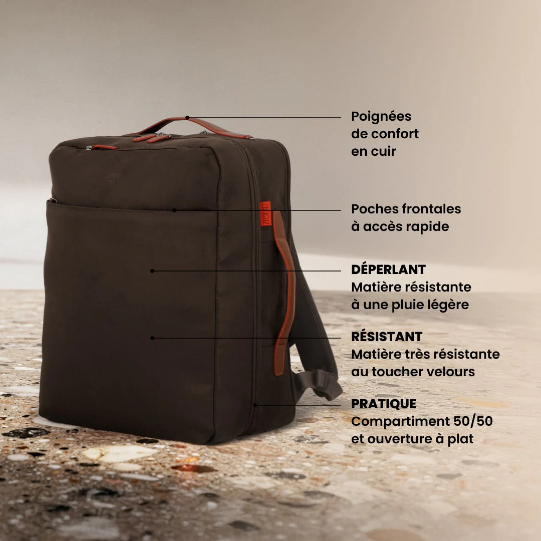 Sac à dos cabine 45x34x19 cm cm – Uppsala Jump | Compatible Easyjet - Image 3