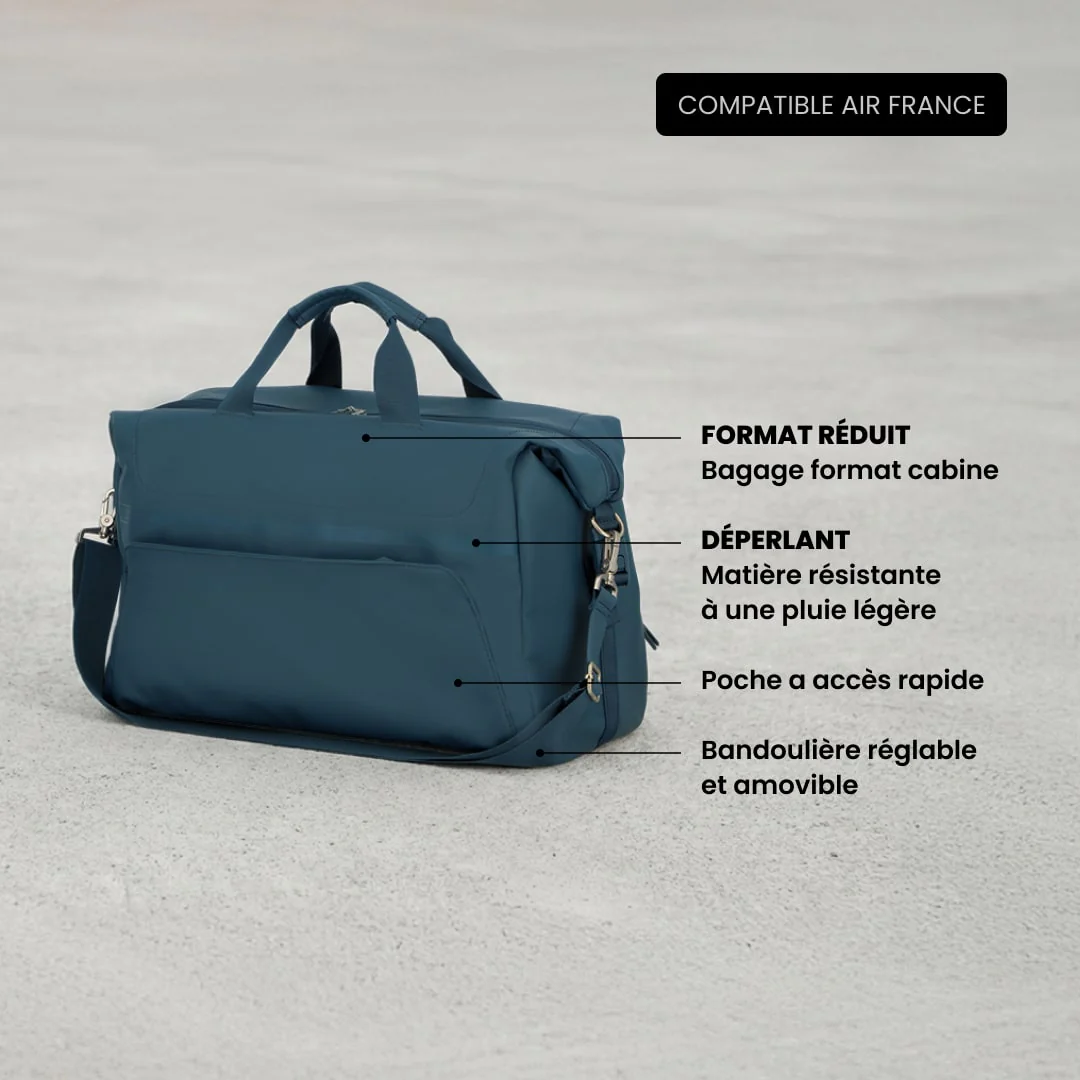 Sac de voyage cabine50 cm - Obsidian Jump | Matière résistante & déperlante - Image 4