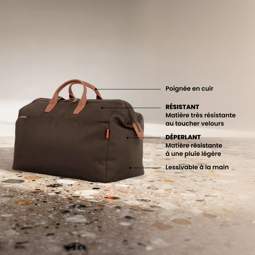 Sac weekend 45 cm – Uppsala Jump | Ouverture à plat - Image 3