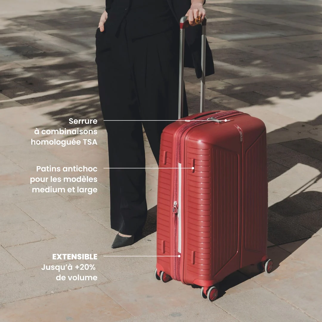 Valise cabine 55 cm - Evaé Jump | Extensible +20% - Image 3