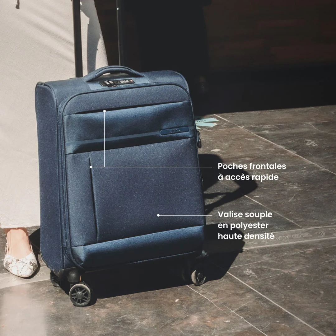 Valise médium 67 cm - Monthélys Jump | Organisation simplifiée - Image 3